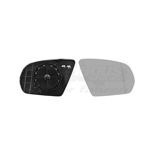  Right-hand wing mirror glass for MERCEDES-BENZ C CLASS, C CLASS Coupe, C CLASS Convertible, C CLASS T-Model, S CLASS, S CLASS Coupe, S CLASS Convertible, GLC - RE01150 