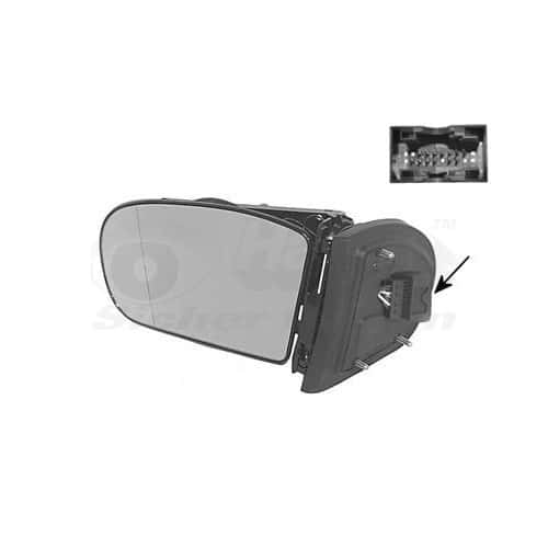  Left-hand wing mirror for MERCEDES-BENZ C CLASS, C CLASS Coupe, C CLASS T-Model - RE01226 