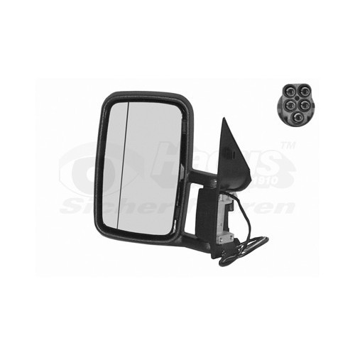  Left-hand wing mirror for MERCEDES-BENZ SPRINTER 2-t Minibus, SPRINTER 2-t Van, SPRINTER 3-t Minibus, SPRINTER 3-t Van - RE01269 
