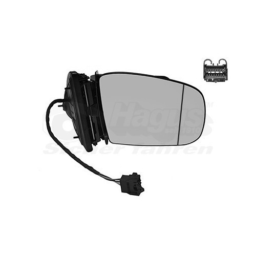  Right-hand wing mirror for MERCEDES-BENZ CLASS M - RE01325 