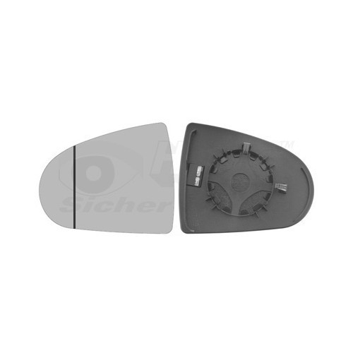  Left-hand wing mirror glass for MITSUBISHI COLT VI - RE01344 