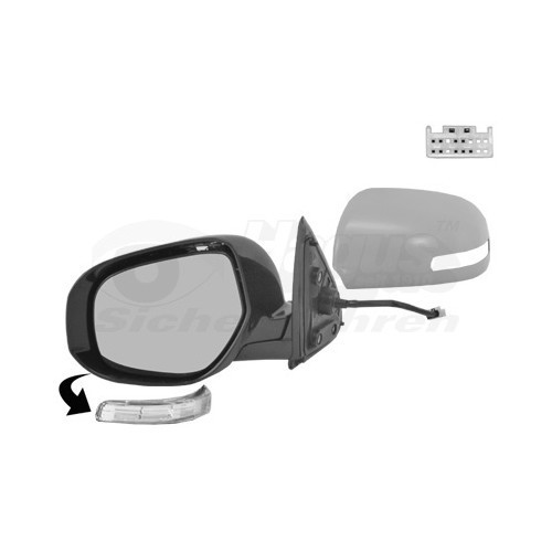 Left-hand wing mirror for MITSUBISHI OUTLANDER III - RE01352 