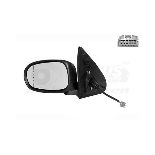  Left-hand wing mirror for NISSAN ALMERA II Hatchback, ALMERA Mk II - RE01366 
