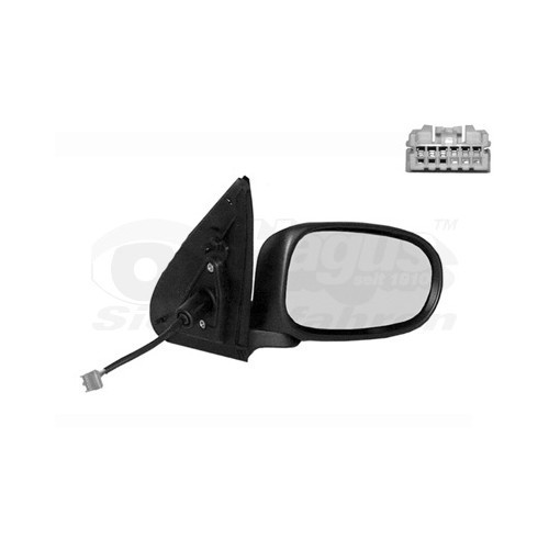  Right-hand wing mirror for NISSAN ALMERA II Hatchback, ALMERA Mk II - RE01367 