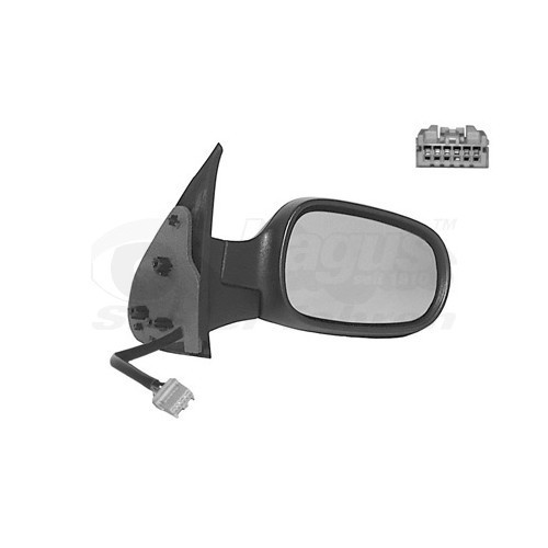 Right-hand wing mirror for NISSAN MICRA C C, MICRA III - RE01371 