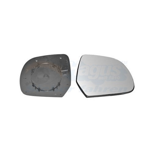 Left-hand wing mirror glass for NISSAN MICRA IV - RE01376 