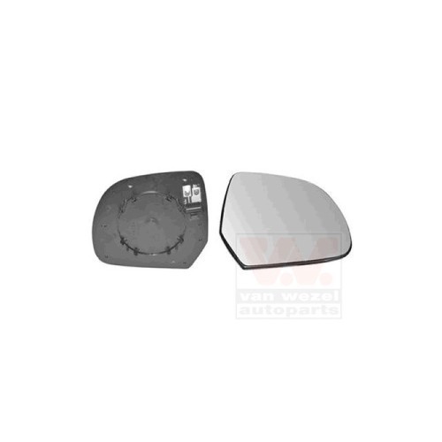  Right-hand wing mirror glass for NISSAN MICRA IV - RE01379 