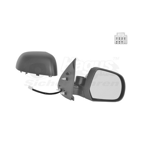  Right-hand wing mirror for NISSAN MICRA IV - RE01383 