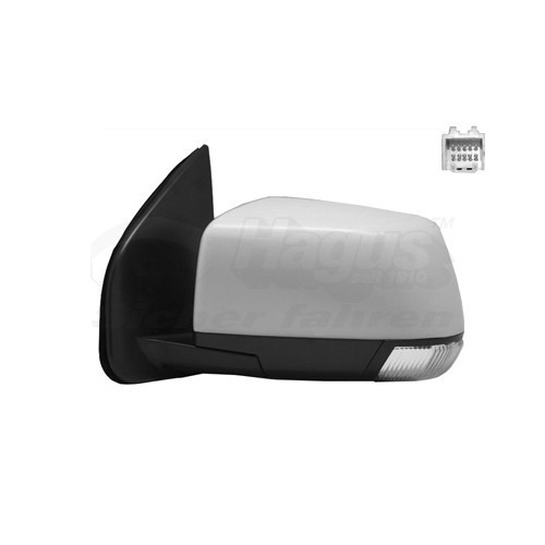  Left-hand wing mirror for ISUZU D-MAX, D-MAX Platform Van Platform/Chassis (2012-2017) - RE01422 