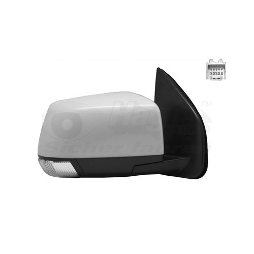  Right-hand wing mirror for ISUZU D-MAX, D-MAX Platform Van Platform/Chassis (2012-2017) - RE01423 