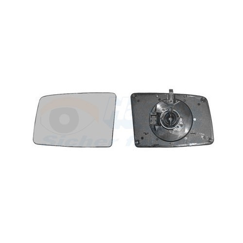  Left-hand wing mirror glass for VAUXHALL ASTRA F, ASTRA F 3/5 doors, ASTRA F Estate - RE01454 