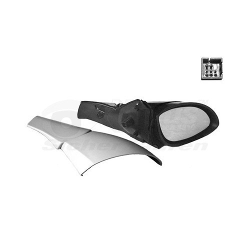 Right-hand wing mirror for VAUXHALL VECTRA B, VECTRA B 3/5 doors, VECTRA B Estate - RE01532 