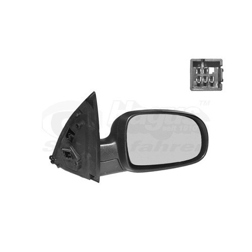  Right-hand wing mirror for VAUXHALL CORSA C - RE01575 