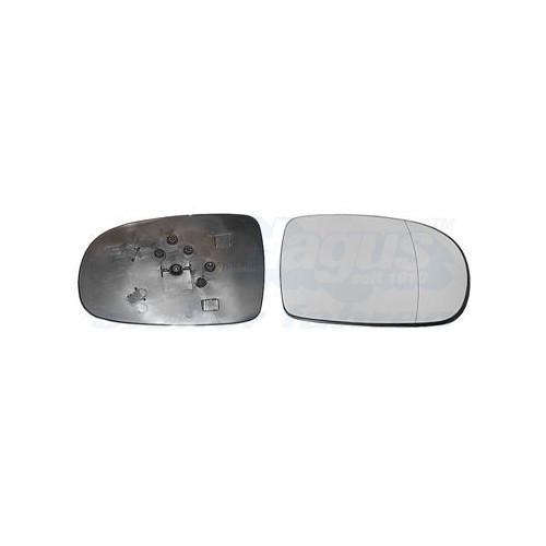  Right-hand wing mirror glass for VAUXHALL CORSA C - RE01579 