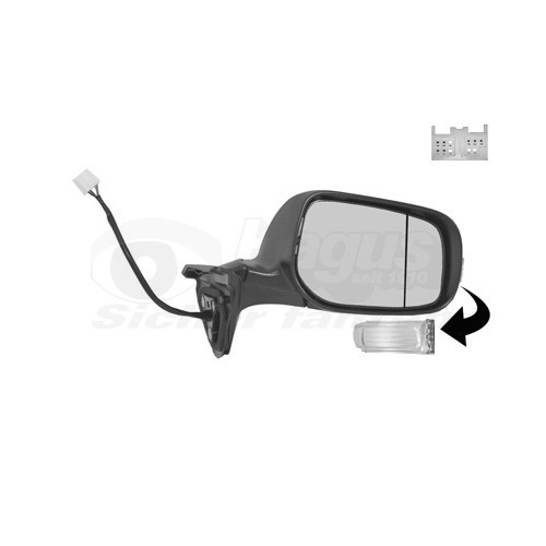  Right-hand wing mirror for TOYOTA AURIS - RE01846 