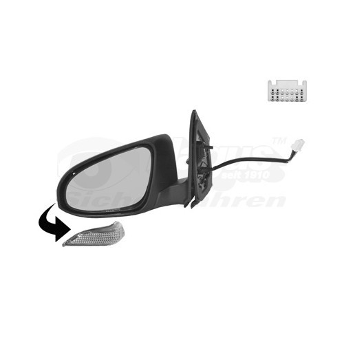  Left-hand wing mirror for TOYOTA AURIS, AURIS TOURING SPORTS - RE01849 