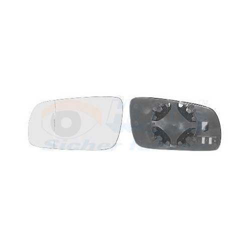  Left-hand wing mirror glass for SEAT, VW - RE02239 