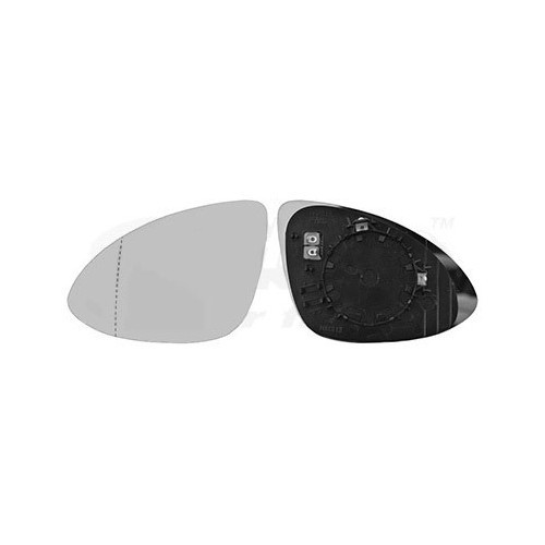  Vetro specchio esterno sinistro per PORSCHE CAYENNE 958 - RE02327 