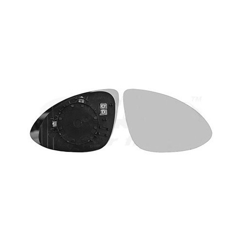  Mão direita de vidro espelho para PORSCHE CAYENNE 958 (2011-2018) - RE02336 