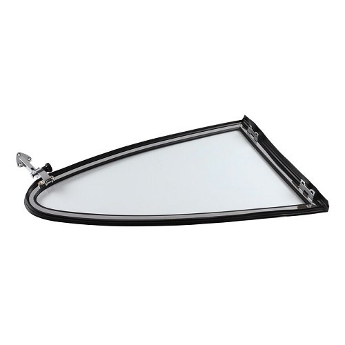 	
				
				
	Rear window with chrome frame for Porsche 911 type F (1968-1973) - left side - RS00123
