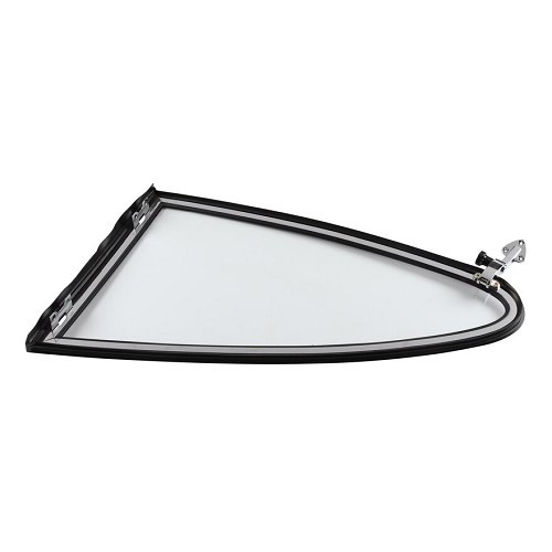 	
				
				
	Rear window with chrome frame for Porsche 911 type F (1968-1973) - right side - RS00124
