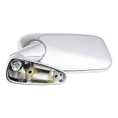 Chrome exterior mirror for Porsche 911 type F (1970-1973) - left side - RS00261