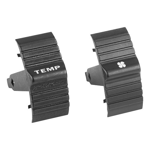 Radio and climate control knob kit for Porsche Cayman type 987 phase 1 (2006-2008) - RS00272