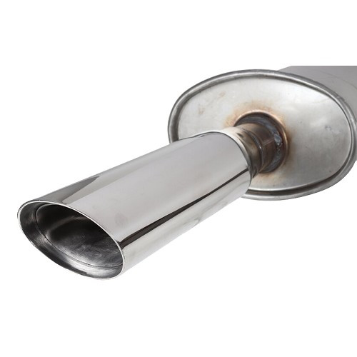 Silenziatore di scarico in acciaio inox DANSK per Porsche 924 2.0 (1976-1985) - RS00274