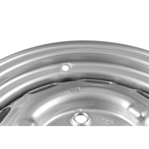  Cerchio in acciaio verniciato 6x15" ET36 stile originale con foro 5x130 per Porsche - RS00340-1 