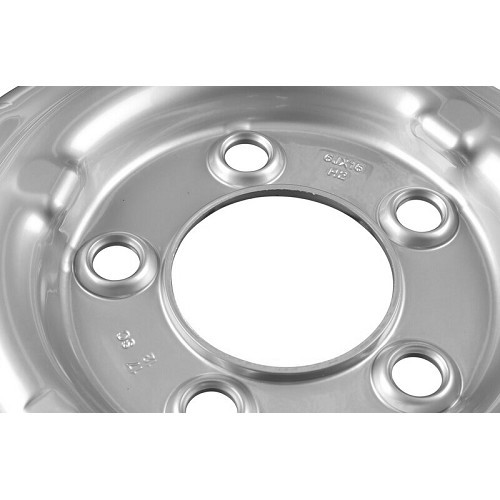 Jante tôle style origine en acier peint 6x15 ET36 avec perçage 5x130 pour Porsche - RS00340