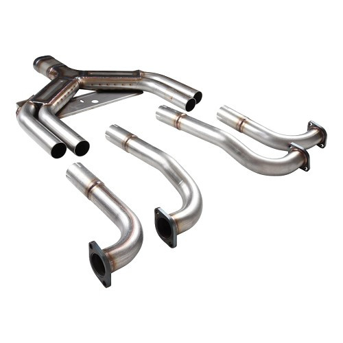 Dansk Racing-Auspuff mit entfallendem Schalldämpfer für Porsche 356 1500 (1955-1959) - RS00356