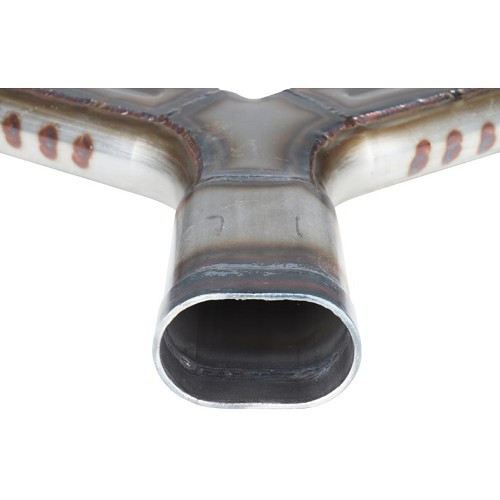 Dansk Racing-Auspuff mit entfallendem Schalldämpfer für Porsche 356 1500 (1955-1959) - RS00356