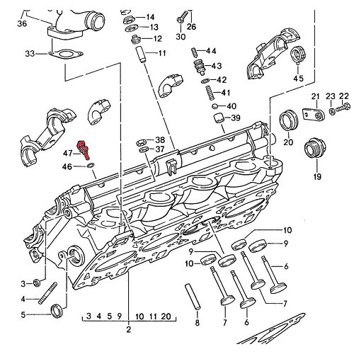 Sensore di temperatura della testa del cilindro per Porsche 968 (1992-1995) - RS00428