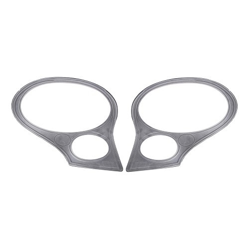 Kit enjoliveurs de phares sans lave-phares pour Porsche 911 type 996 phase 2 (2002-2005) - RS00518