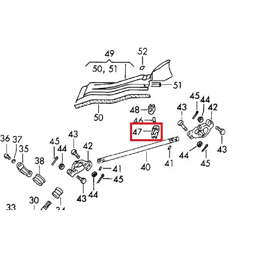     
                
                
    Suporte de rolamento da coluna de direção inferior para Porsche 911 tipo F (1965-1968) - RS00658
