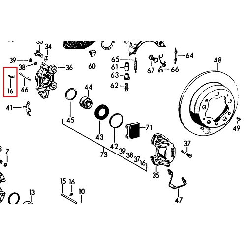     
                
                
    Pinzas de seguridad para pedestal de freno para Porsche 356 (1960-1965) - RS00780

