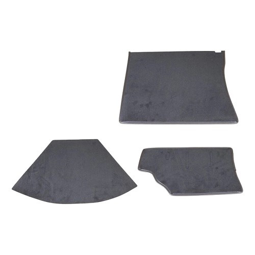 Black interior carpet kit for Porsche 911 type G (1973-1984) - RS00786