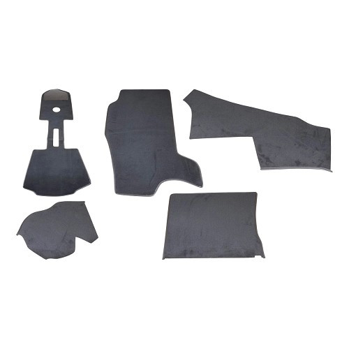     
                
                
    Kit de moquettes intérieures noires pour Porsche 911 type G (1973-1984) - RS00786
