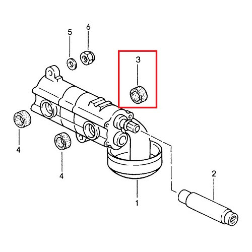 Guarnizione della pompa dell'olio per Porsche 993 (1994-1998) - RS00809