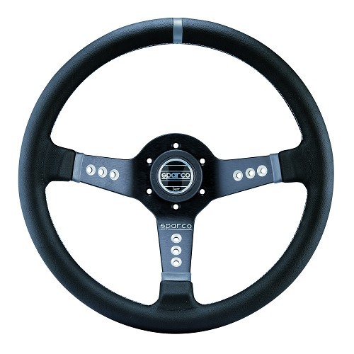  SPARCO L777 PIUMA tulip steering wheel 3 spokes - leather finish - RS00830 
