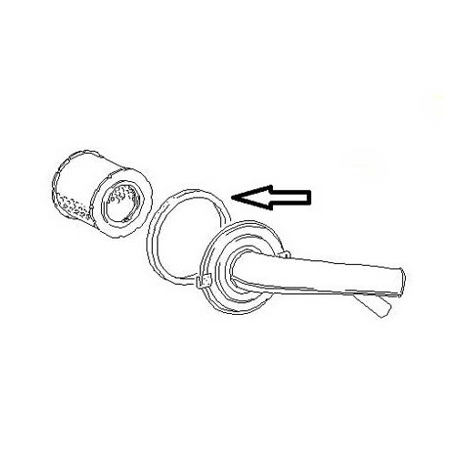 Guarnizione esterna del coperchio del filtro dell' aria per Porsche 911 - RS10223