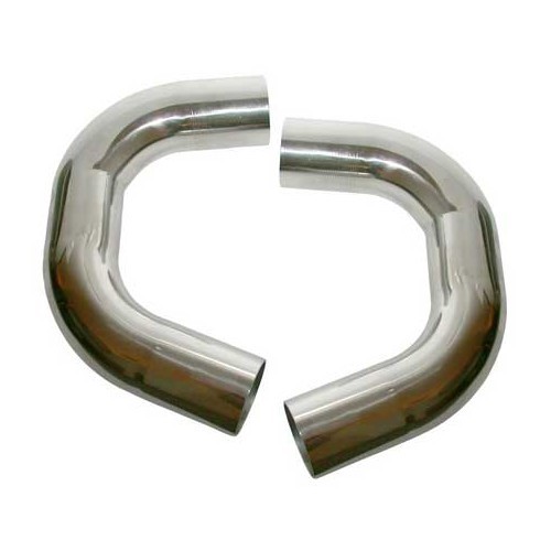 DANSK stainless steel tubes between the muffler and catalytic converter of the 986 Boxster (1997-2004) - RS10495 