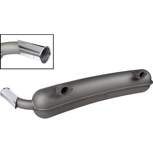 Silenziatore DANSK in acciaio per Porsche 911 (1965-1973) - RS10540