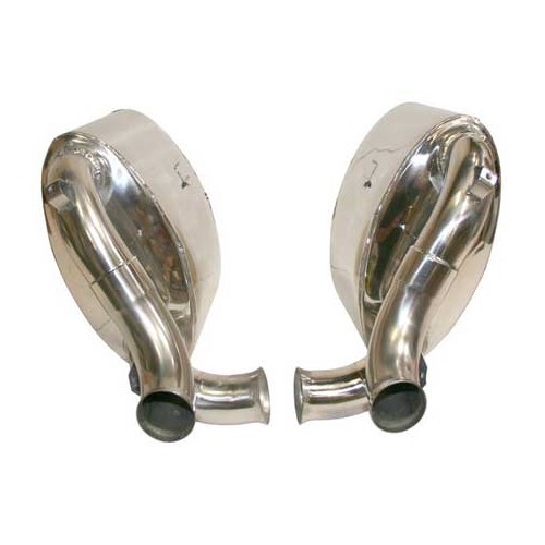    
                
                
    Kit silenziatori Sport posteriori in inox DANSK per Porsche 993 Turbo - RS10573
