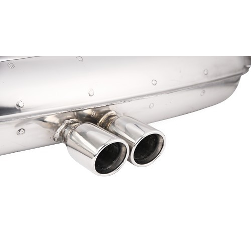 Bauletto sportivo in acciaio inox DANSK per Porsche 986 Boxster (2000-2004) - RS10609