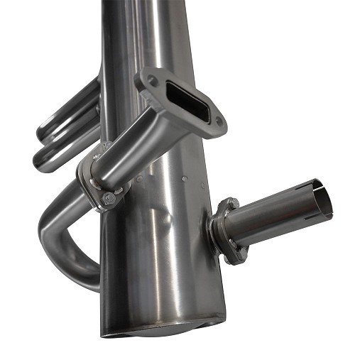 Vintage Speed Superflow Edelstahl Sportauspuffanlage für Porsche 356 A, B und C (1956-1965) - RS10619