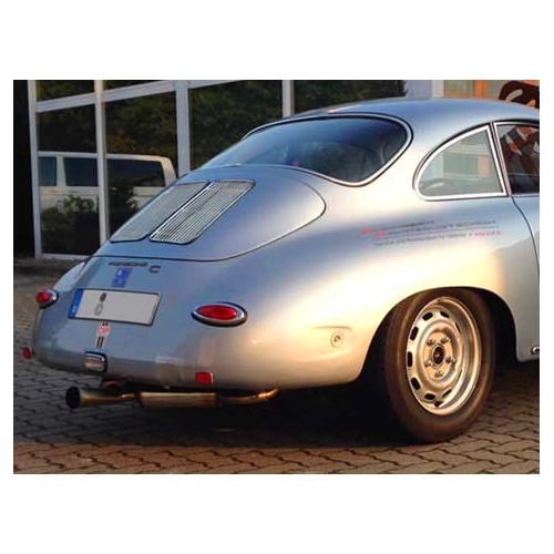  CSP exhaust Sebring type in stainless steel for Porsche 356 A (1956-1959) - with heat exchangers - RS10634-3 