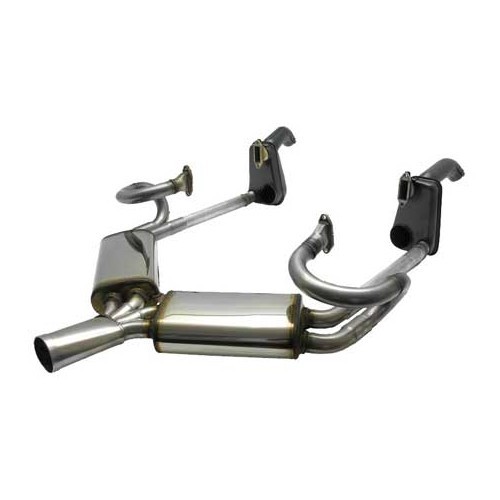  CSP exhaust Sebring type in stainless steel for Porsche 356 A (1956-1959) - with heat exchangers - RS10634 