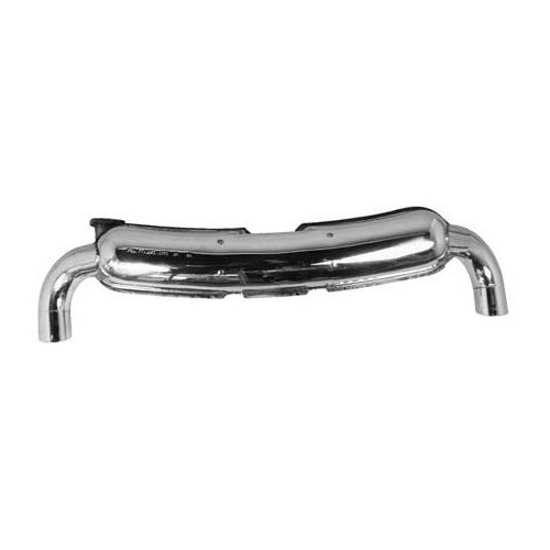 Silenziatore a doppia uscita in acciaio inox DANSK Sport per Porsche 911 tipo G (1975-1989) - RS10654