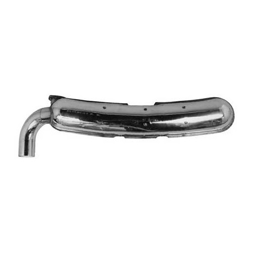 Silenziatore in acciaio inox DANSK Sport per Porsche 911 (1975-1989) - RS10714